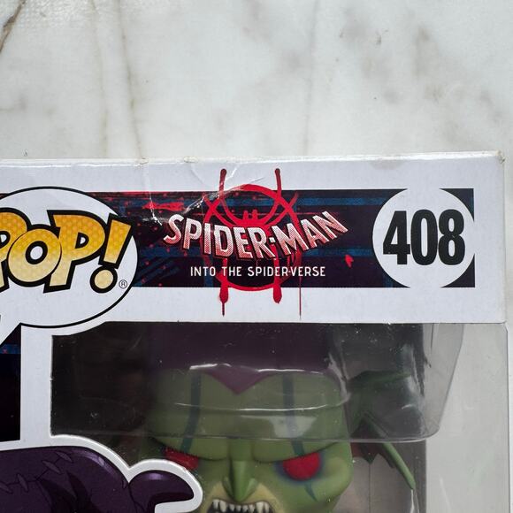 Funko POP! Marvel: Spider-Man Into The Spider-Verse Green Goblin NEW IN BOX - Picture 9 of 9